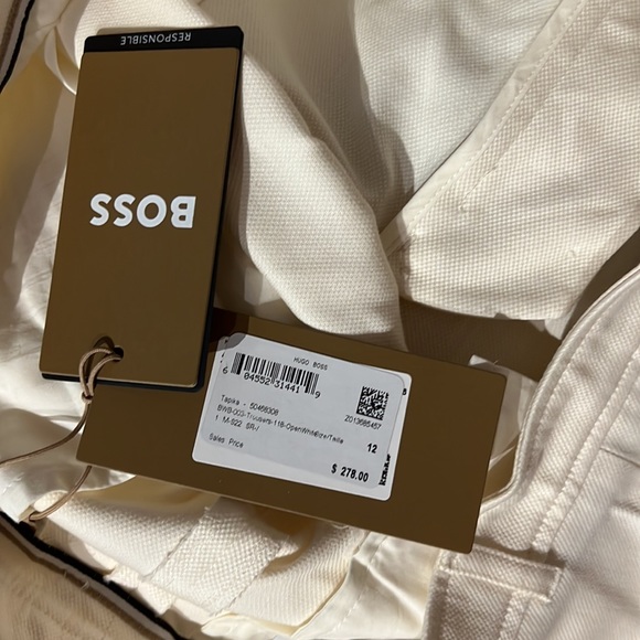 NWT Off-White Wide Legged Ankle Pants - Picture 6 of 7